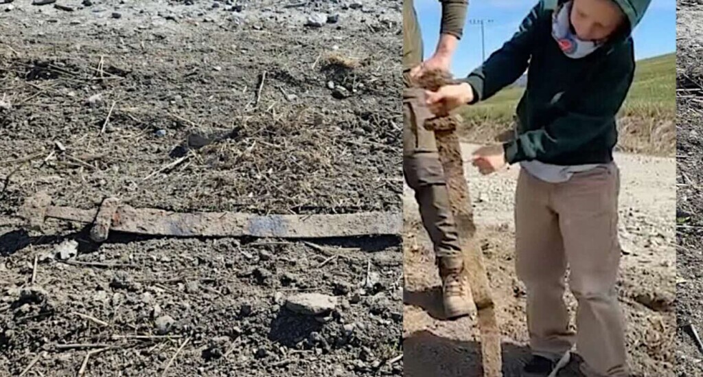 Un niño de seis años descubre una espada antigua en Noruega