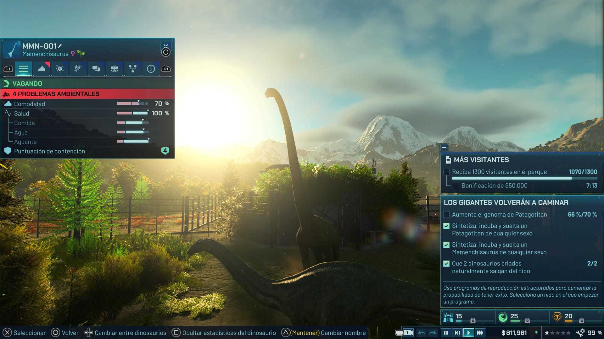 Análisis de Jurassic World Evolution 3