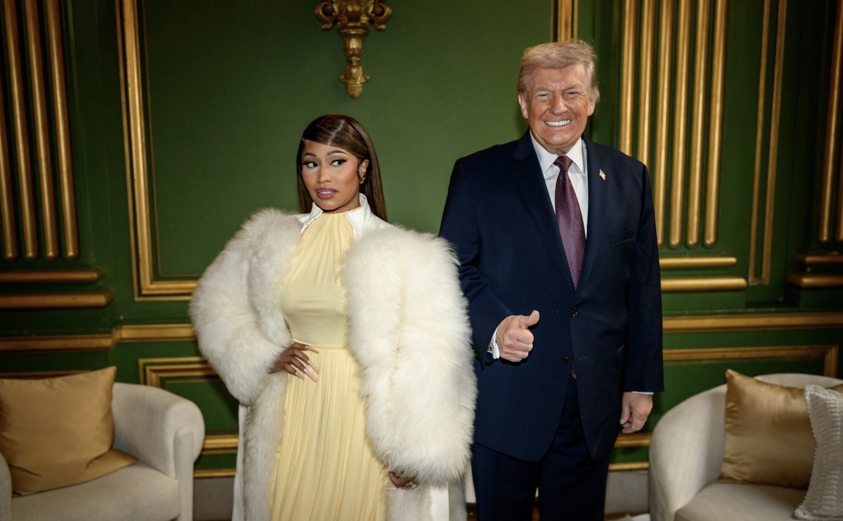 Nicki Minaj se declara "fan número uno" de Trump