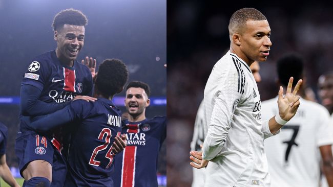 El Real Madrid y el PSG arrasan y llegan a octavos de final de Champions League