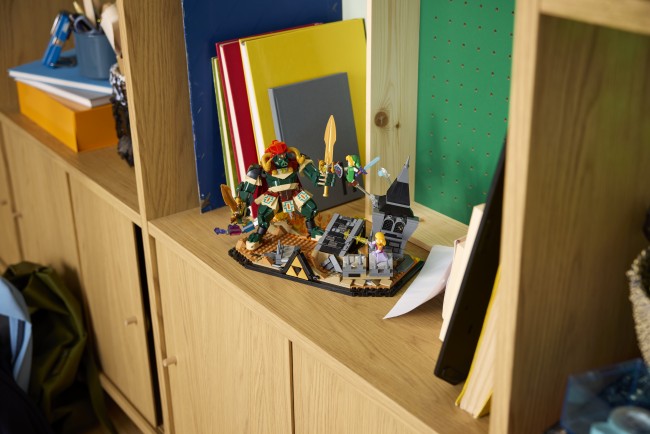 Link y Ganon se enfrentan en el set de Lego The Legend of Zelda: Ocarina of Time