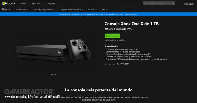 ¿Retraso inminente de Xbox One X?