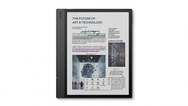 BOOX presenta sus dos nuevos modelos de dispositivos de tinta electrónica a color, y ya están a la venta