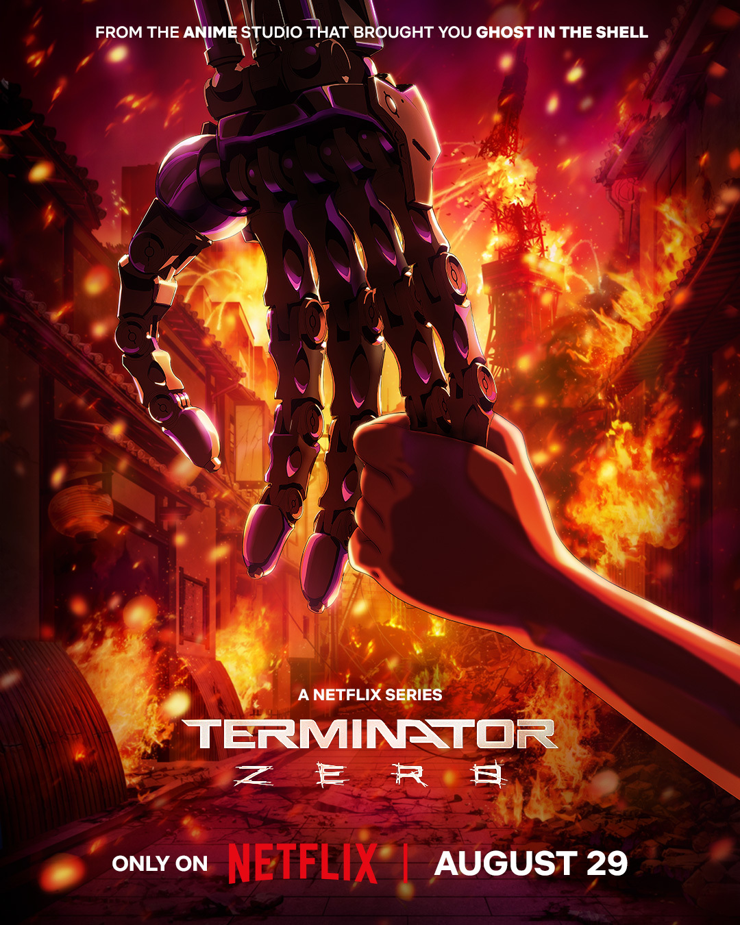 El primer tráiler del anime Terminator de Netflix se estrenará el viernes.