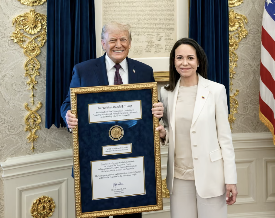 Trump vincula Groenlandia al premio Nobel de la Paz: Ya no se siente obligado a pensar "puramente en la paz".