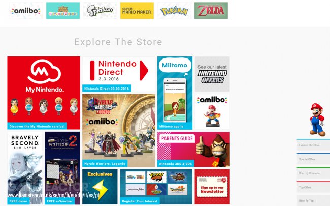Nintendo abre por fin su tienda online oficial: NOS