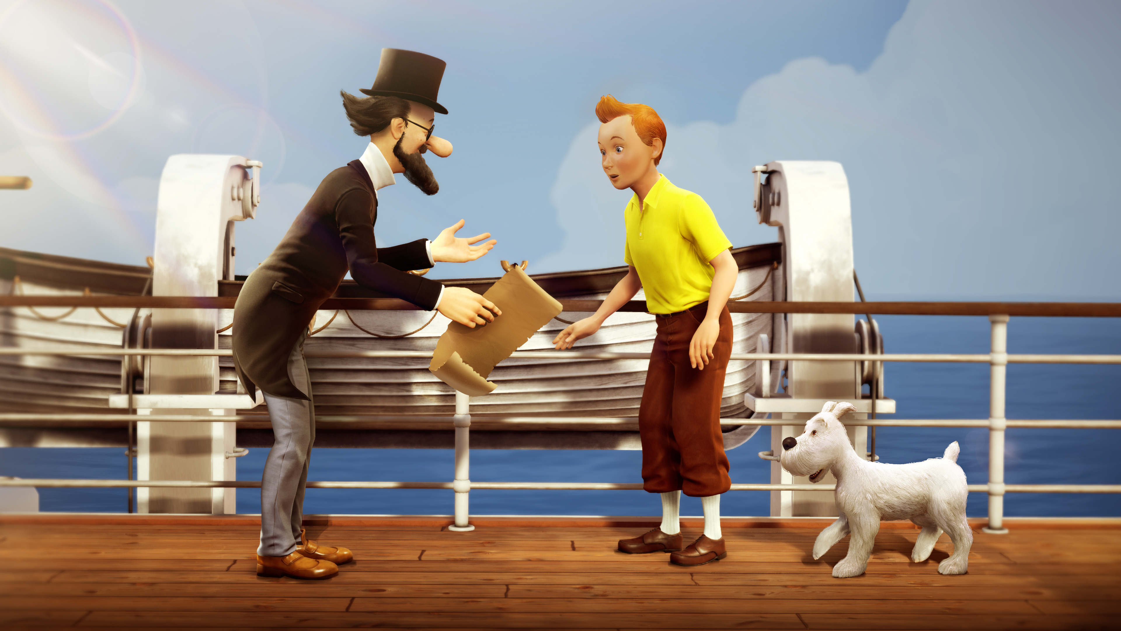 A moving first look at Tintin Reporter – Cigars of the Pharaoh