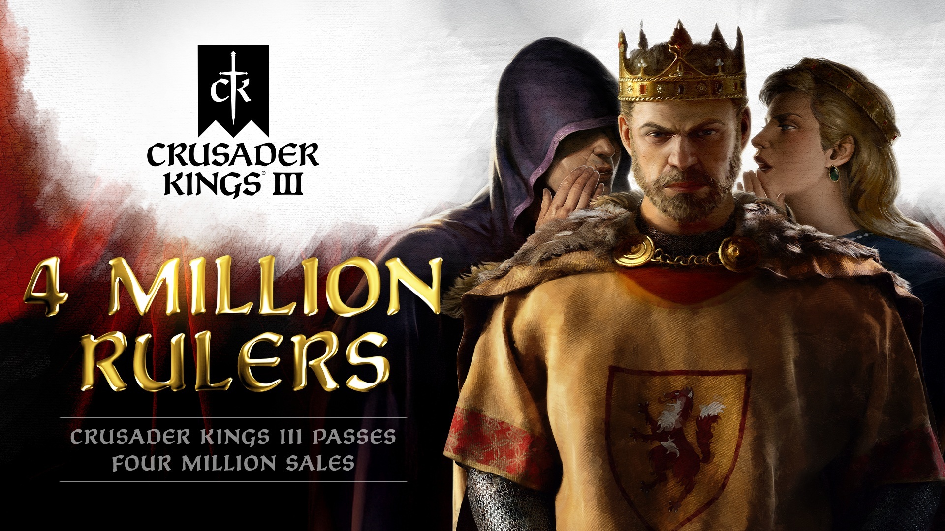 Crusader Kings III ha vendido cuatro millones de copias en cuatro años, y sigue llegando nuevo contenido