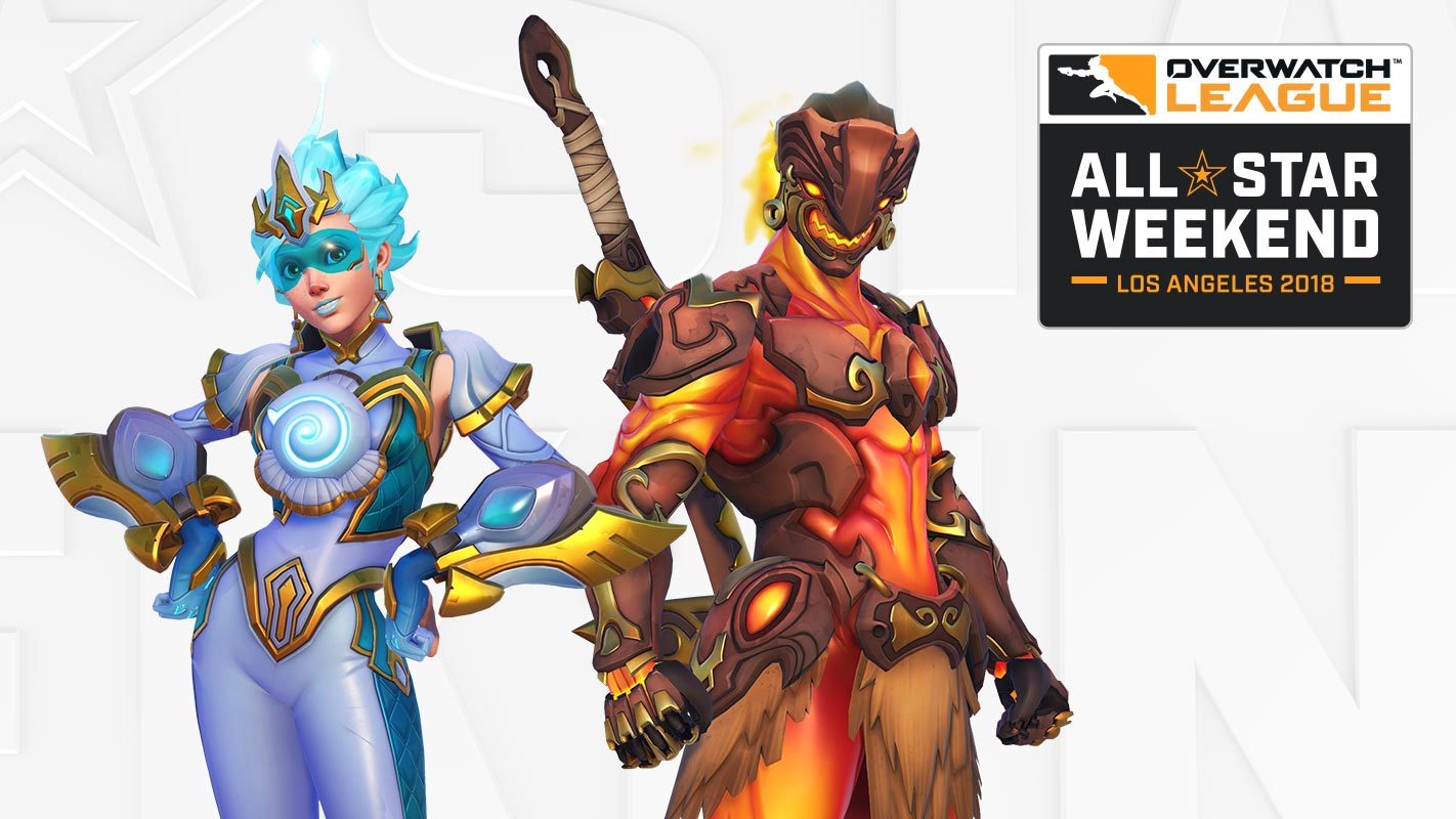 Estas son las skins legendarias de Overwatch League AllStars