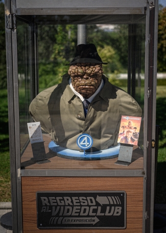 Regreso al Videoclub exhibe un espectacular Jabba the Hutt en el Parque Europa hasta el día 28 de septiembre