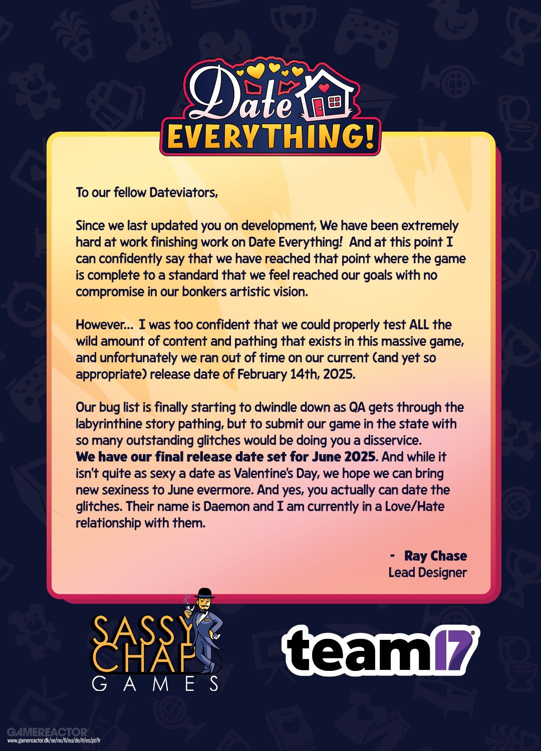 Date Everything!, el simulador de citas que permite liarte con tu tostadora, se retrasa hasta verano