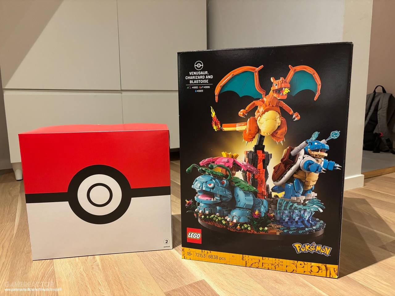 Lego Venusaur, Charizard y Blastoise