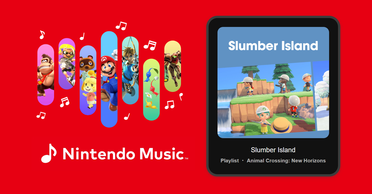 Más bandas sonoras de Animal Crossing: New Horizons añadidas a Nintendo Music