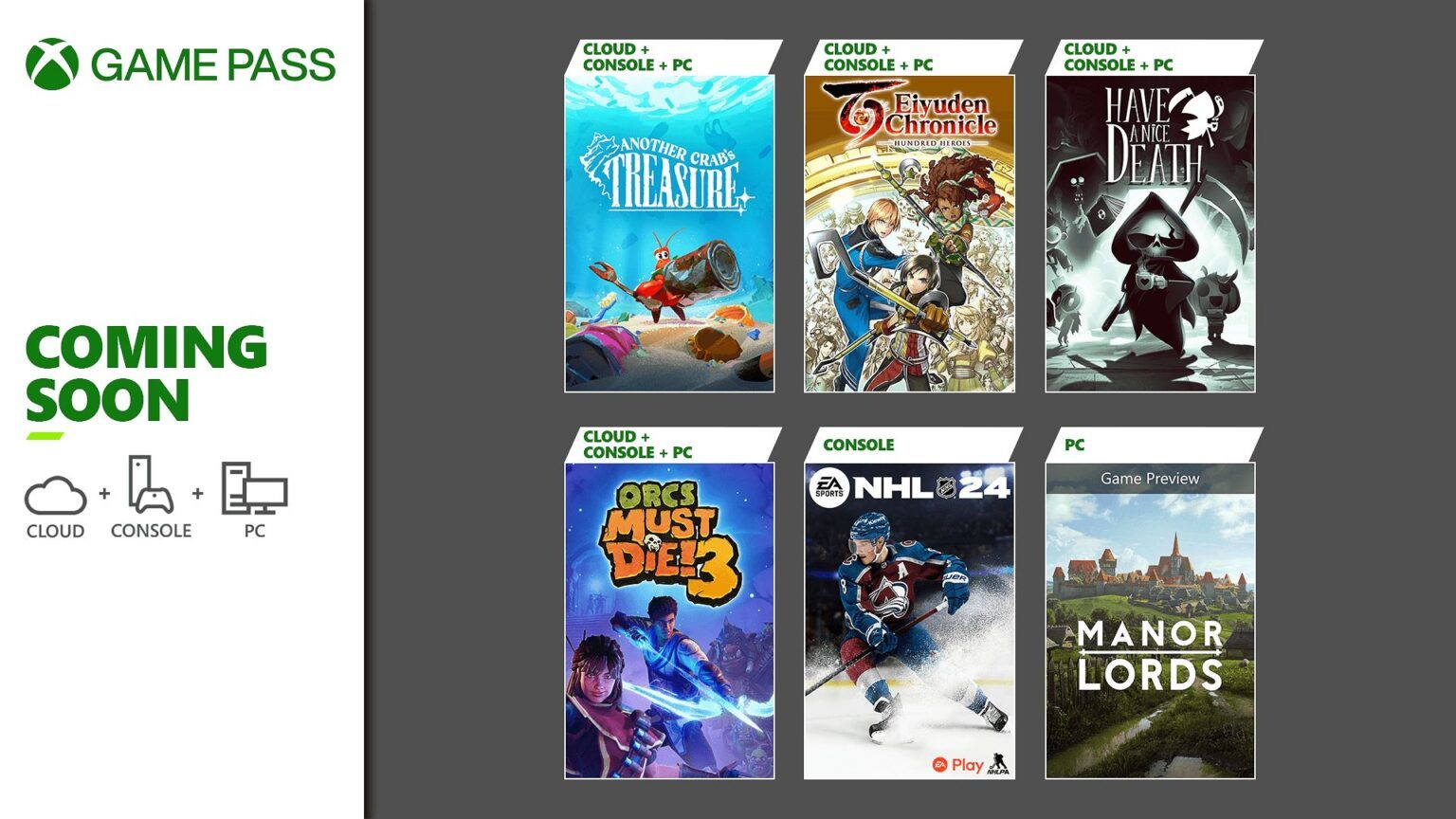 Xbox ofrece a los miembros de Game Pass Core 3 grandes títulos gratis la próxima semana