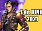 Códigos Free Fire de hoy 7 de junio de 2021 y sus recompensas gratis