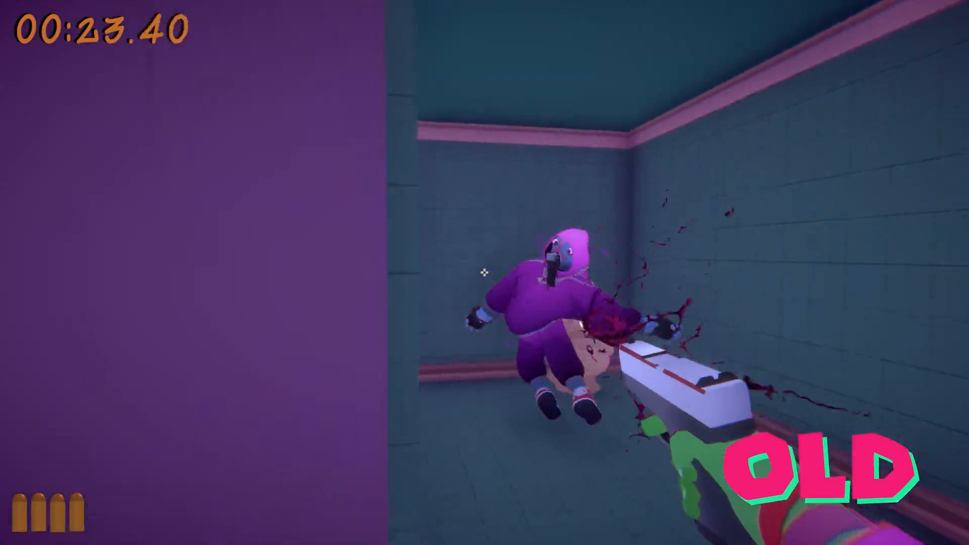 Así era Anger Foot, el juego de pegar patadas en primera persona, al principio