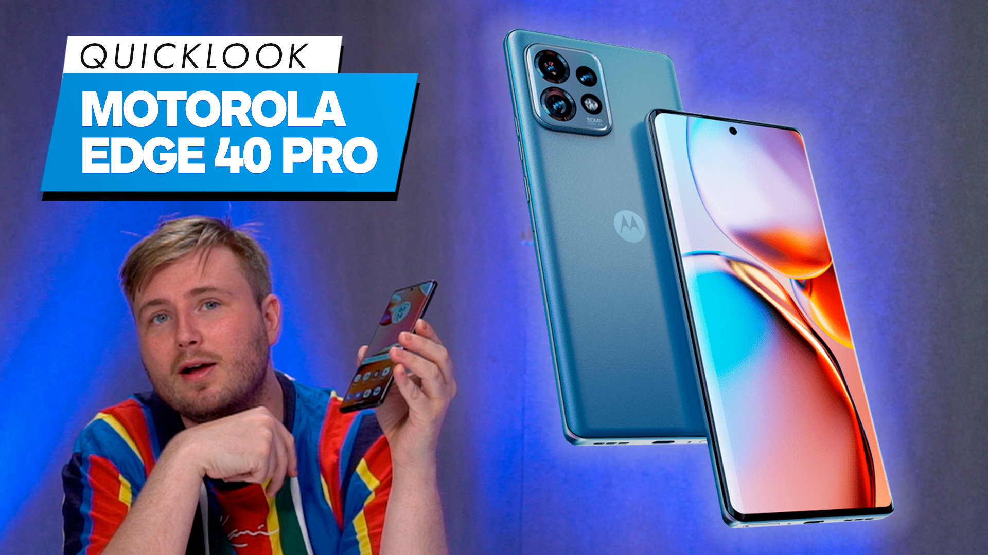 We already have the new Motorola Edge 40 Pro in our hands