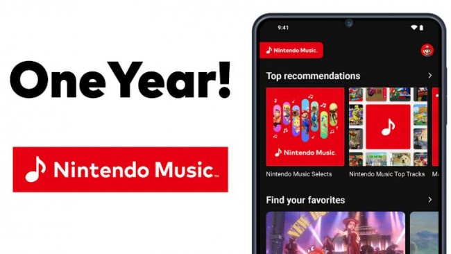 Nintendo Music celebra un año de alegría retro
