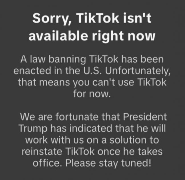 TikTok prohibido en EE.UU.