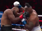 El boxeador Jarrell Miller pierde literalmente el pelo tras recibir un pu&ntilde;etazo y lo lanza al p&uacute;blico