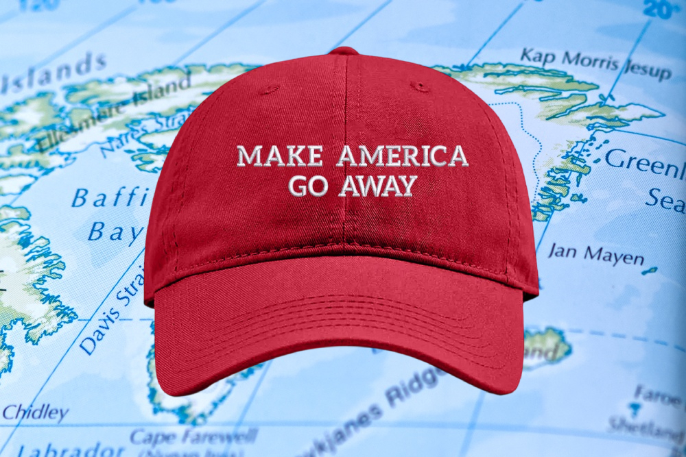 Dinamarca convierte las gorras MAGA de Trump en símbolo de protesta por Groenlandia: "Make America Go Away"