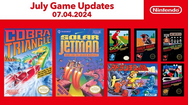 Nintendo Switch Online recibe ración retro con Golf, Donkey Kong, Cobra Triangle y más