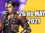 Códigos Free Fire de hoy 26 de mayo de 2021 y sus recompensas gratis