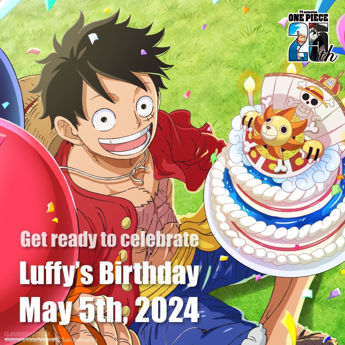 Madrid será una de las cinco sedes para celebrar el 25 cumpleaños de Luffy y One Piece