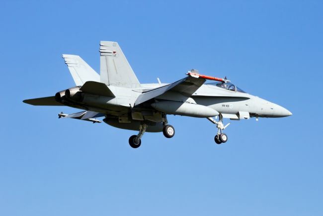 Un F/A-18 Hornet de la Fuerza Aérea Finlandesa se estrella cerca de Rovaniemi