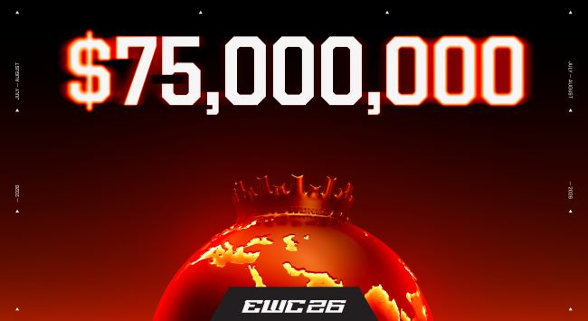 El Mundial de Esports 2026 contará con una bolsa de premios récord de 75 millones de dólares