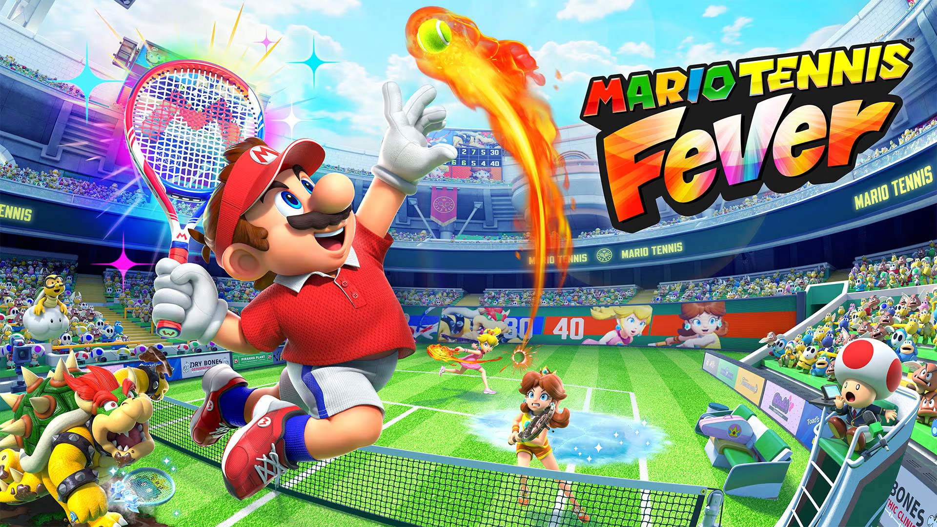 Mario Tennis Fever recibe una actualización importante
