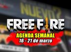 Free Fire: Agenda semanal del 16 al 21 de marzo