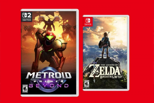 Según los informes, las cajas de juegos de Switch 2 serán hasta un 40% más grandes que las de sus homólogas de Switch