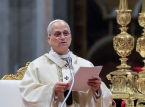 El papa Le&oacute;n XIV se re&uacute;ne con v&iacute;ctimas de abusos sexuales, entre protestas de otras asociaciones
