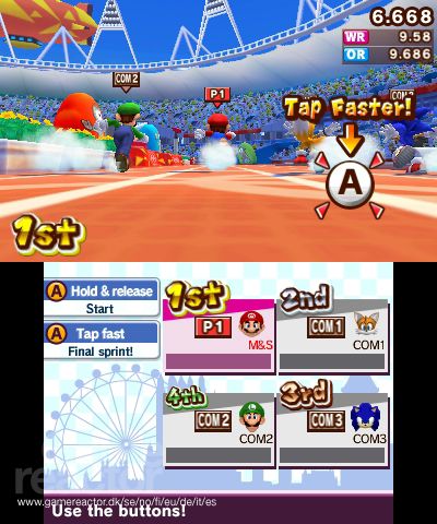 Mario & Sonic en los Juegos Olímpicos - London 2012