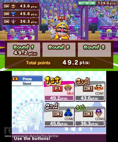 Mario & Sonic en los Juegos Olímpicos - London 2012