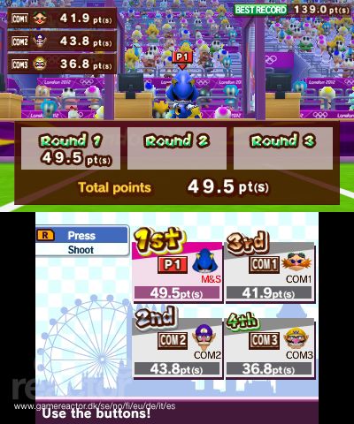 Mario & Sonic en los Juegos Olímpicos - London 2012