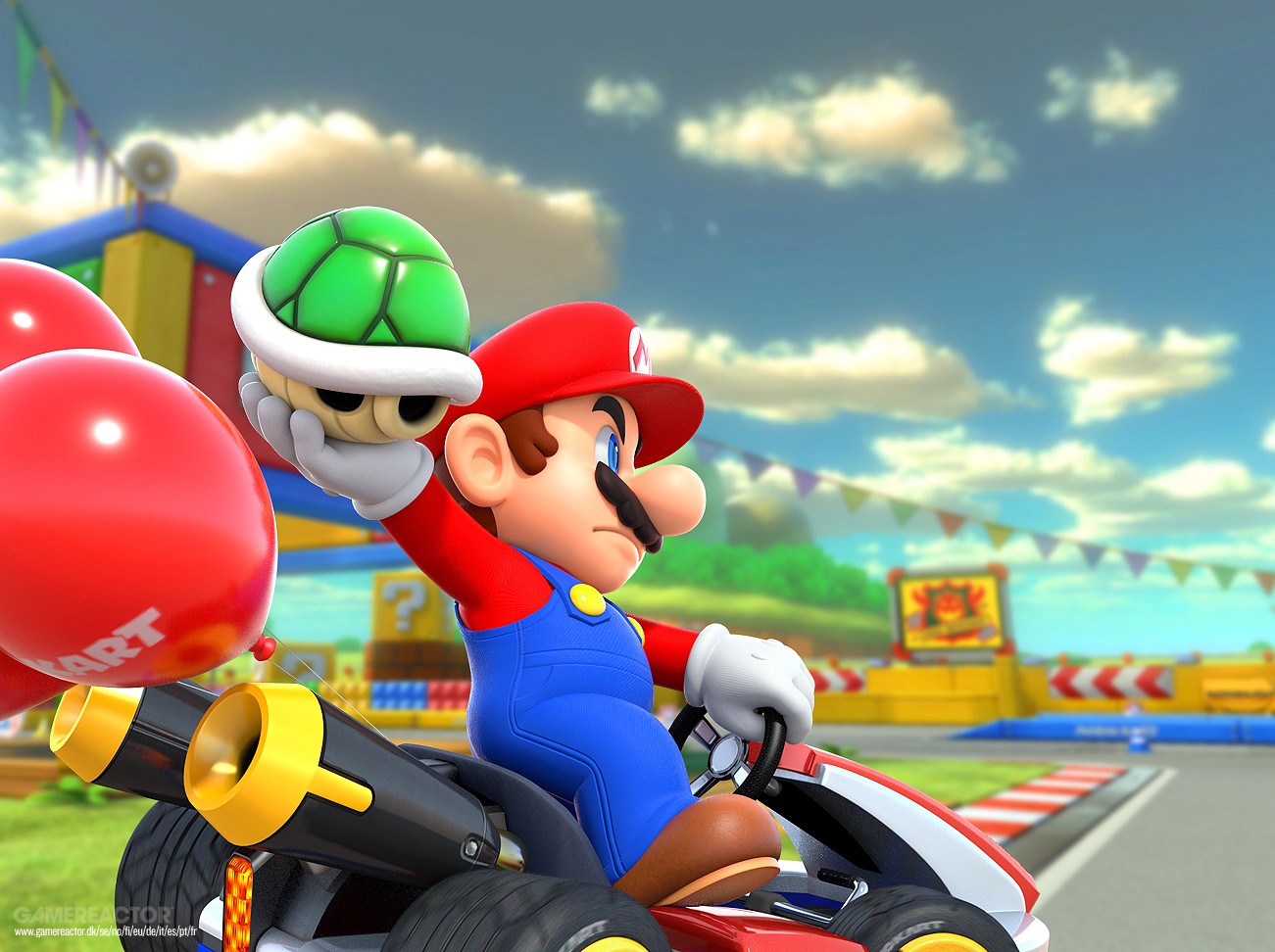 Mario Kart 8 Switch descarga la actualización de objetos