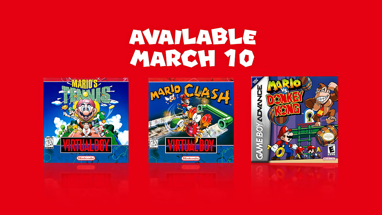 Nintendo se está abasteciendo de juegos de Mario para Switch Online antes del Día del 10 de Marzo.