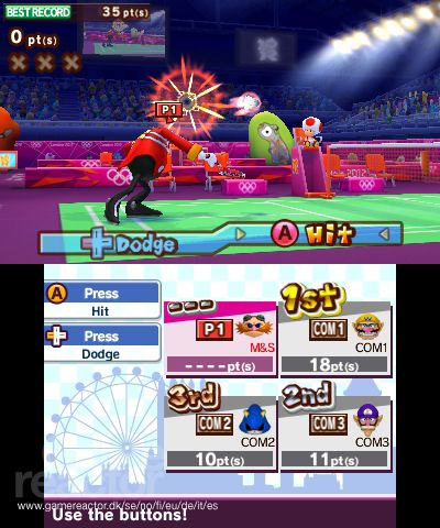 Mario & Sonic en los Juegos Olímpicos - London 2012