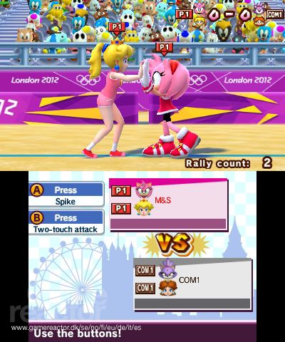 Mario & Sonic en los Juegos Olímpicos - London 2012