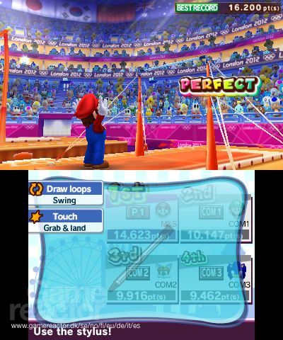 Mario & Sonic en los Juegos Olímpicos - London 2012