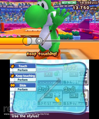 Mario & Sonic en los Juegos Olímpicos - London 2012