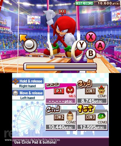 Mario & Sonic en los Juegos Olímpicos - London 2012