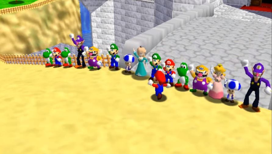 Circunferencia llegada admiración Juega multijugador masivo a Super Mario 64 con este mod