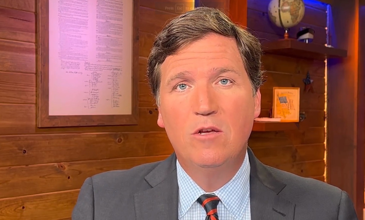 Tucker Carlson hits out at US media chiefs after Fox fire