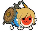 Crossover kawaii de Zelda y Kirby en Taiko no Tatsujin Arcade