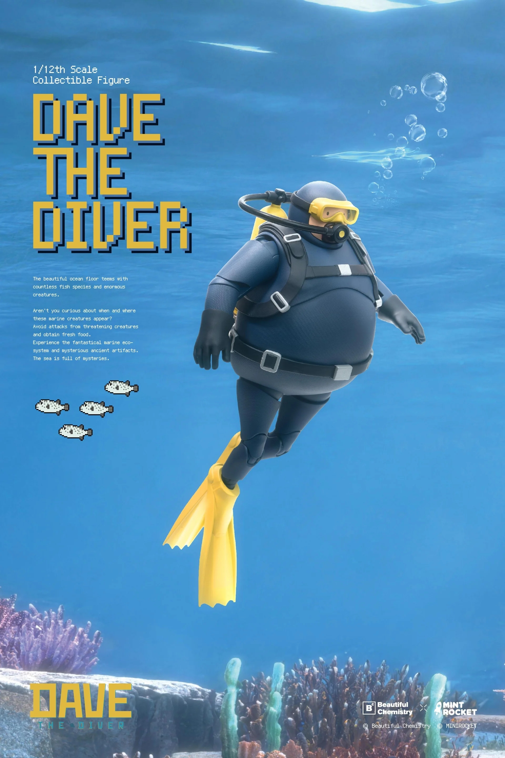 Dave the Diver va a tener una figura de acción con todas las prestaciones
