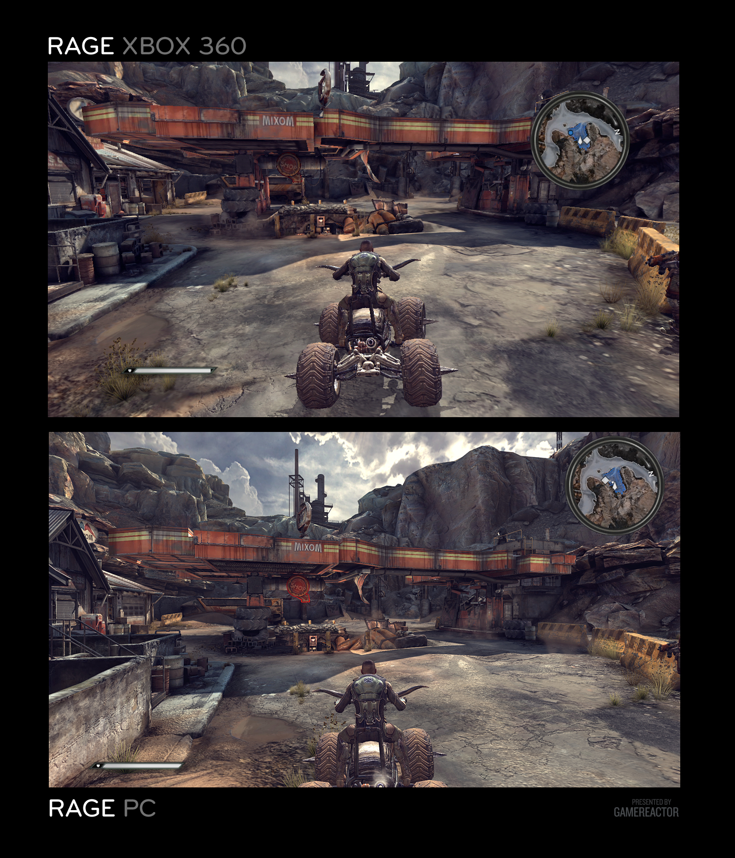 Rage PC contra Rage Xbox 360