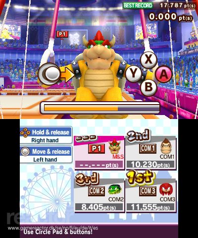 Mario & Sonic en los Juegos Olímpicos - London 2012